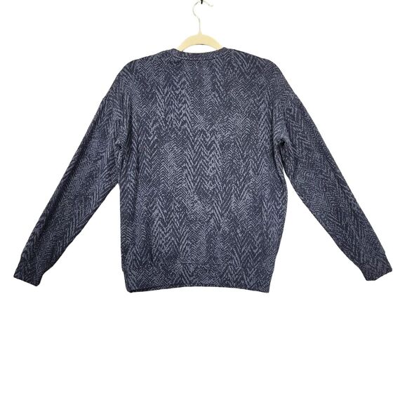 ATHLETA Blue 566636 Studio to Street Splatter Sweatshirt Tencel Lyocell SIZE XXS - Picture 4 of 11